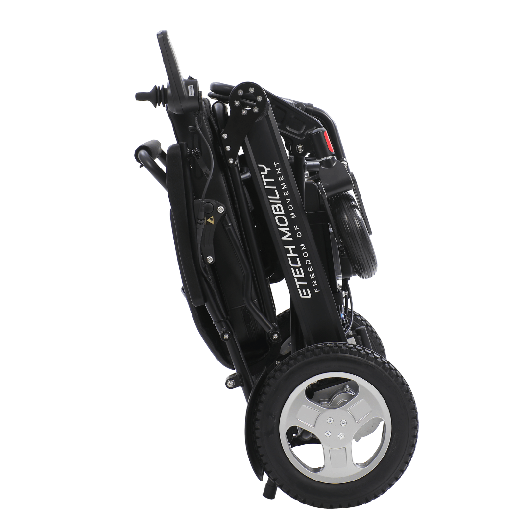 Enterprise 200 – Bariatric Folding Electric Wheelchair with Premium 350W Brushless Motors (200kg Load, 53cm Seat) - Etech Mobility UK