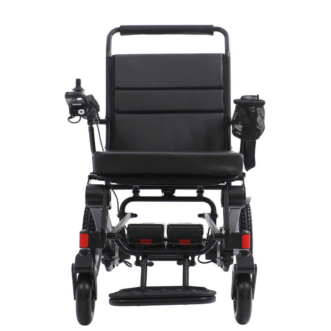 Enterprise 200 – Bariatric Folding Electric Wheelchair with Premium 350W Brushless Motors (200kg Load, 53cm Seat) - Etech Mobility UK