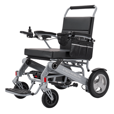 Enterprise 200 – Bariatric Folding Electric Wheelchair with Premium 350W Brushless Motors (200kg Load, 53cm Seat) - Etech Mobility UK