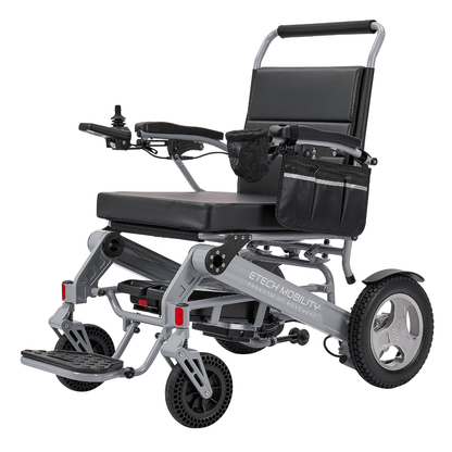Enterprise 200 – Bariatric Folding Electric Wheelchair with Premium 350W Brushless Motors (200kg Load, 53cm Seat) - Etech Mobility UK