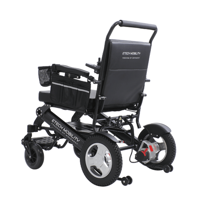 Enterprise 200 – Bariatric Folding Electric Wheelchair with Premium 350W Brushless Motors (200kg Load, 53cm Seat) - Etech Mobility UK