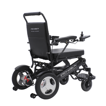 Enterprise 200 – Bariatric Folding Electric Wheelchair with Premium 350W Brushless Motors (200kg Load, 53cm Seat) - Etech Mobility UK