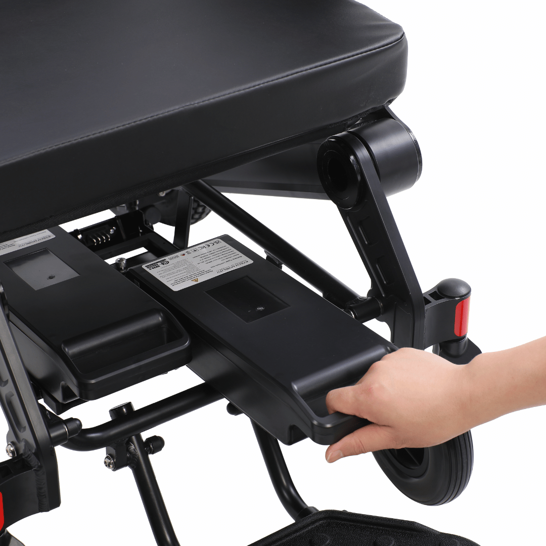 Enterprise 200 – Bariatric Folding Electric Wheelchair with Premium 350W Brushless Motors (200kg Load, 53cm Seat) - Etech Mobility UK