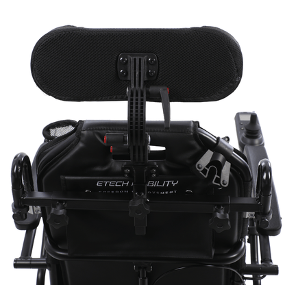 Etech Mobility Adjustable Wheelchair Headrest – Comfortable Support for Electric Wheelchairs - Etech Mobility UK