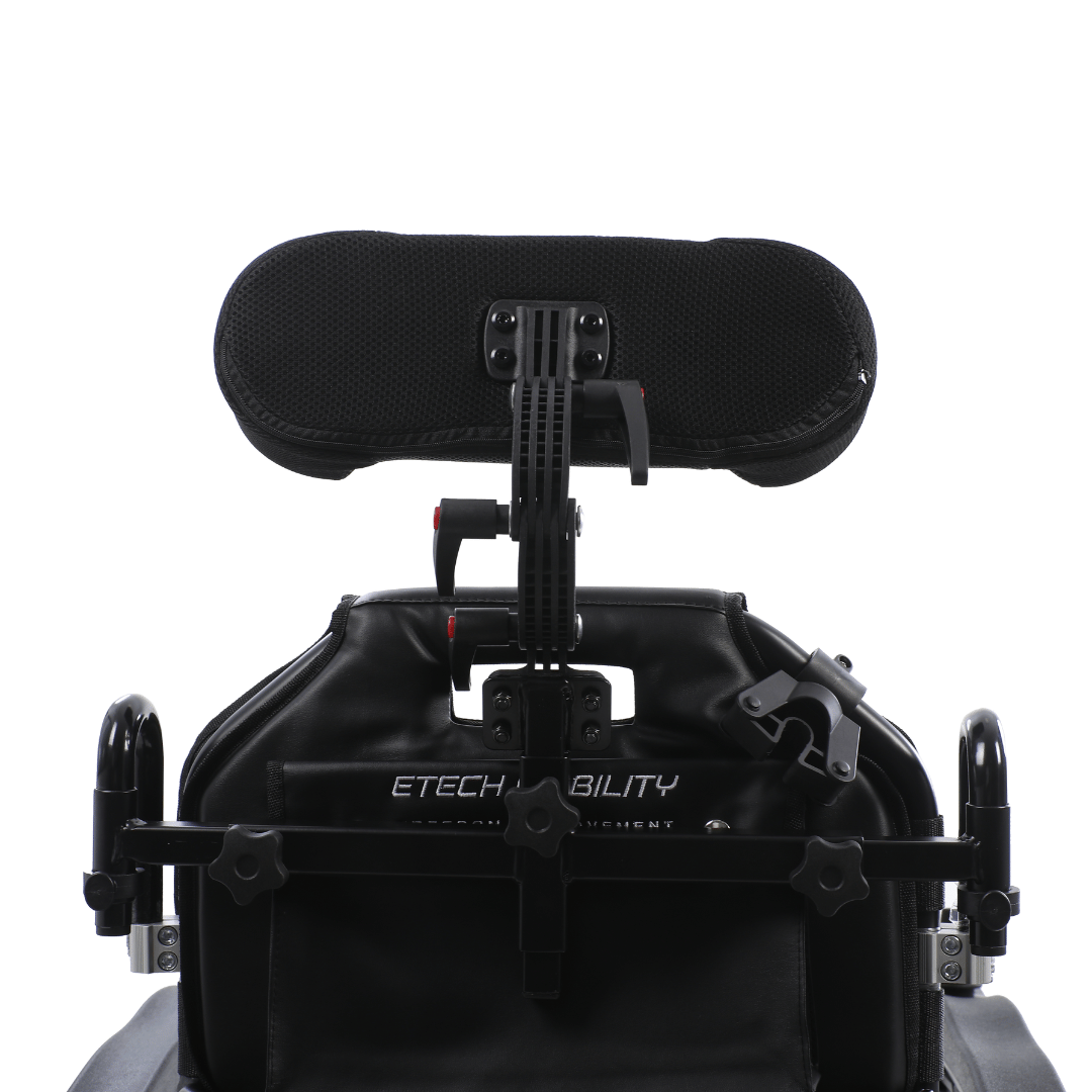 Etech Mobility Adjustable Wheelchair Headrest – Comfortable Support for Electric Wheelchairs - Etech Mobility UK