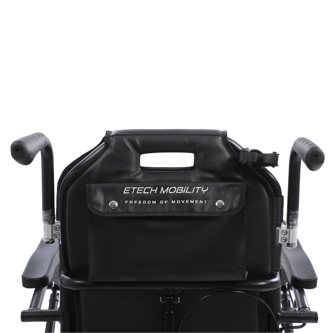 Etech Mobility Attendant Push Handles – Detachable Push Handles for Electric Wheelchairs - Etech Mobility UK