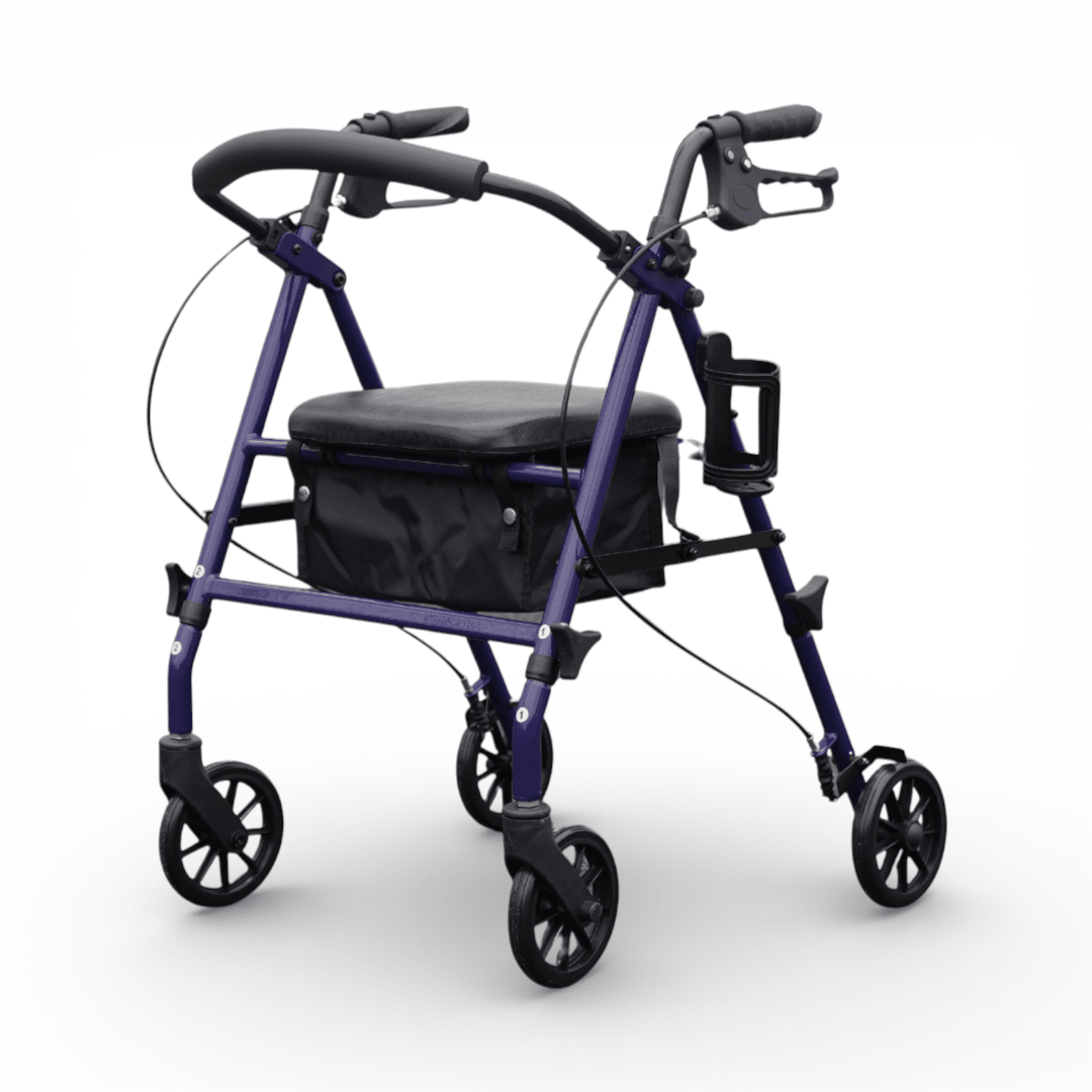 Etech Mobility Vera Rollator – Affordable Folding Rollator with Seat - Etech Mobility UK