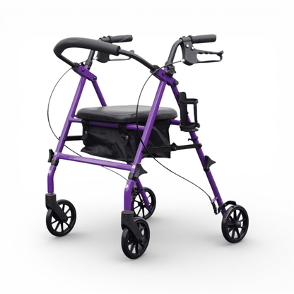 Etech Mobility Vera Rollator – Affordable Folding Rollator with Seat - Etech Mobility UK