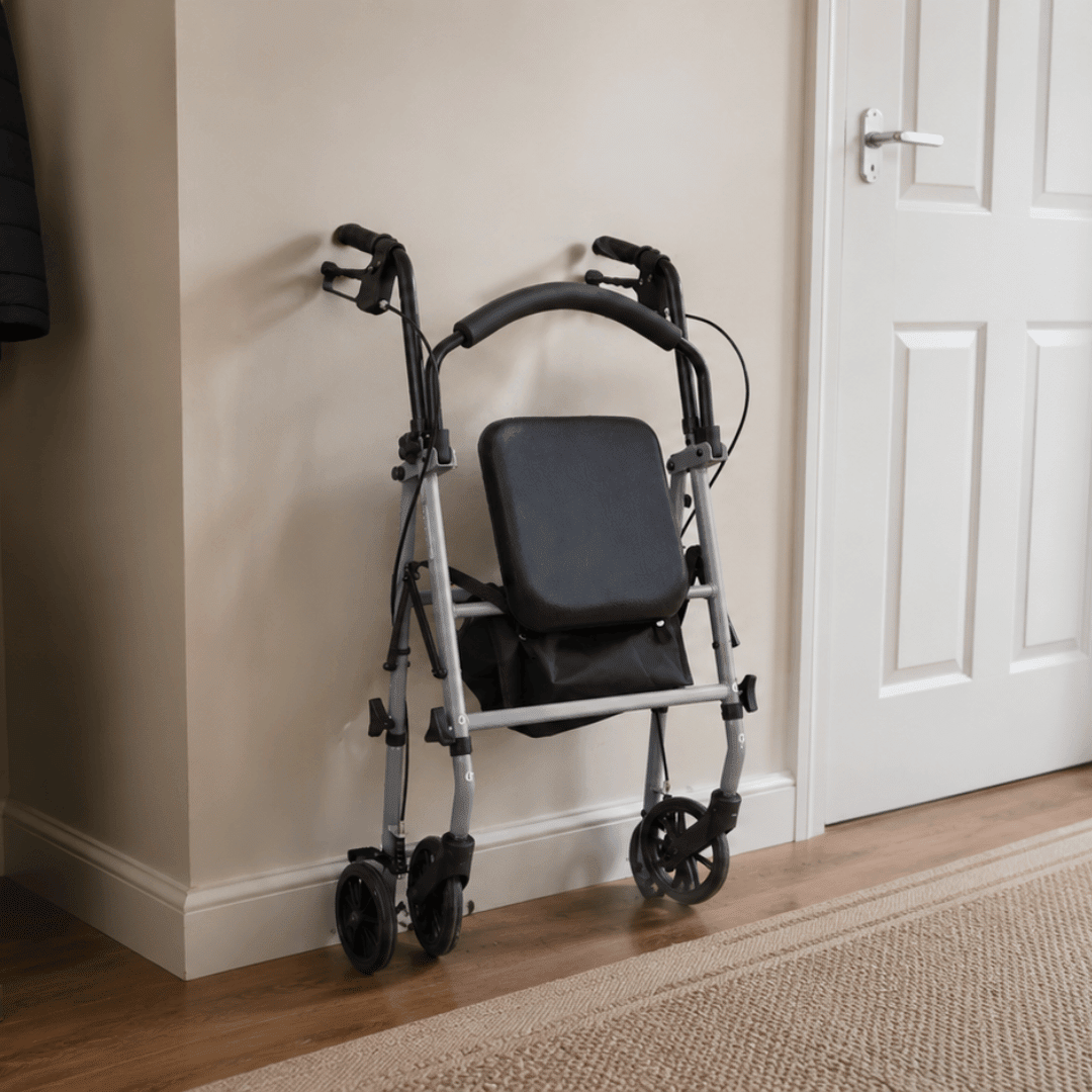 Etech Mobility Vera Rollator – Affordable Folding Rollator with Seat - Etech Mobility UK