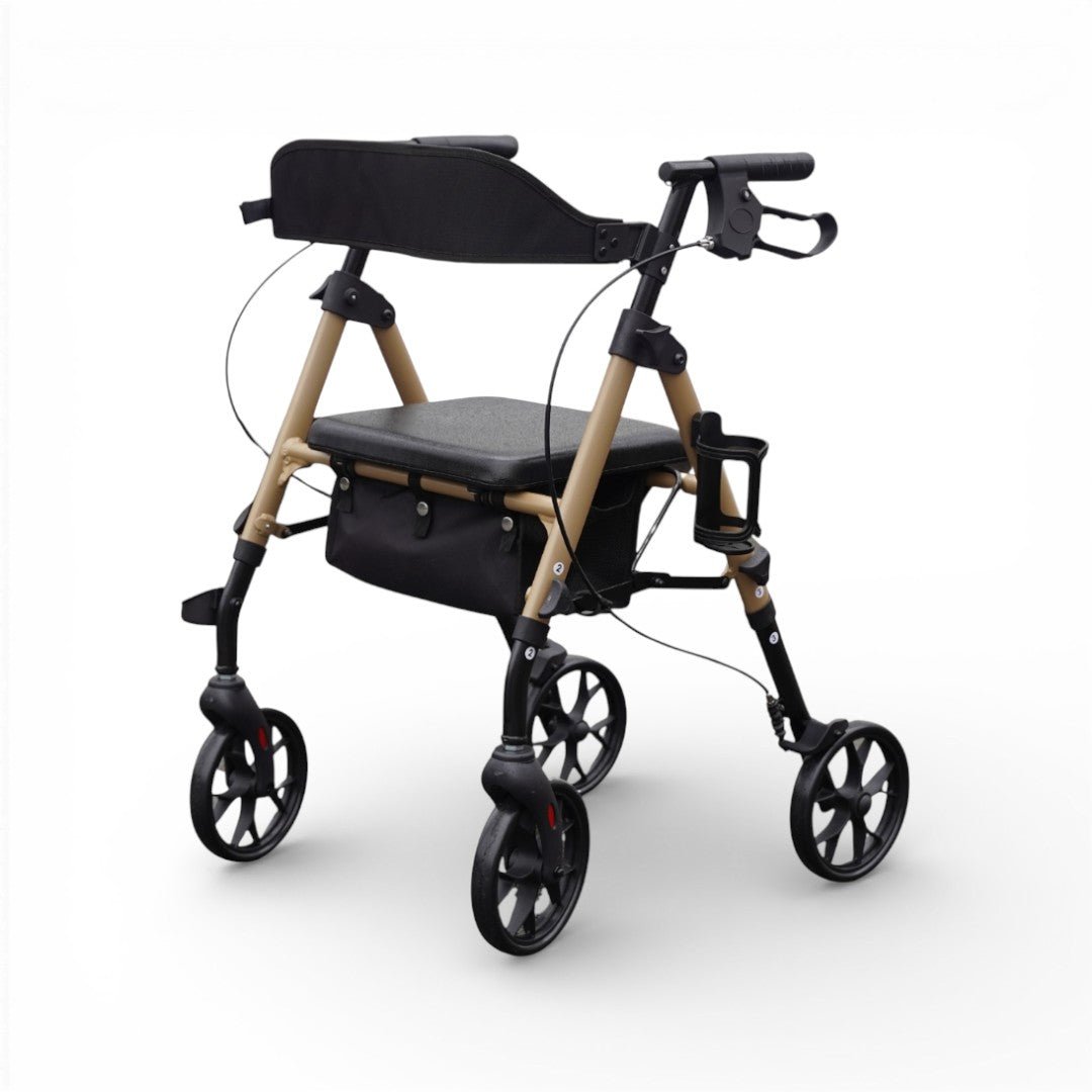 Etech Mobility Vista Rollator – Ultra - Lightweight Outdoor Rollator with Seat - Etech Mobility UK