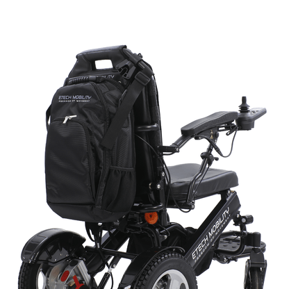 Etech Mobility Wheelchair Backpack – Lightweight, Durable Storage Bag for Electric & Manual Wheelchairs - Etech Mobility UK