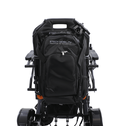 Etech Mobility Wheelchair Backpack – Lightweight, Durable Storage Bag for Electric & Manual Wheelchairs - Etech Mobility UK