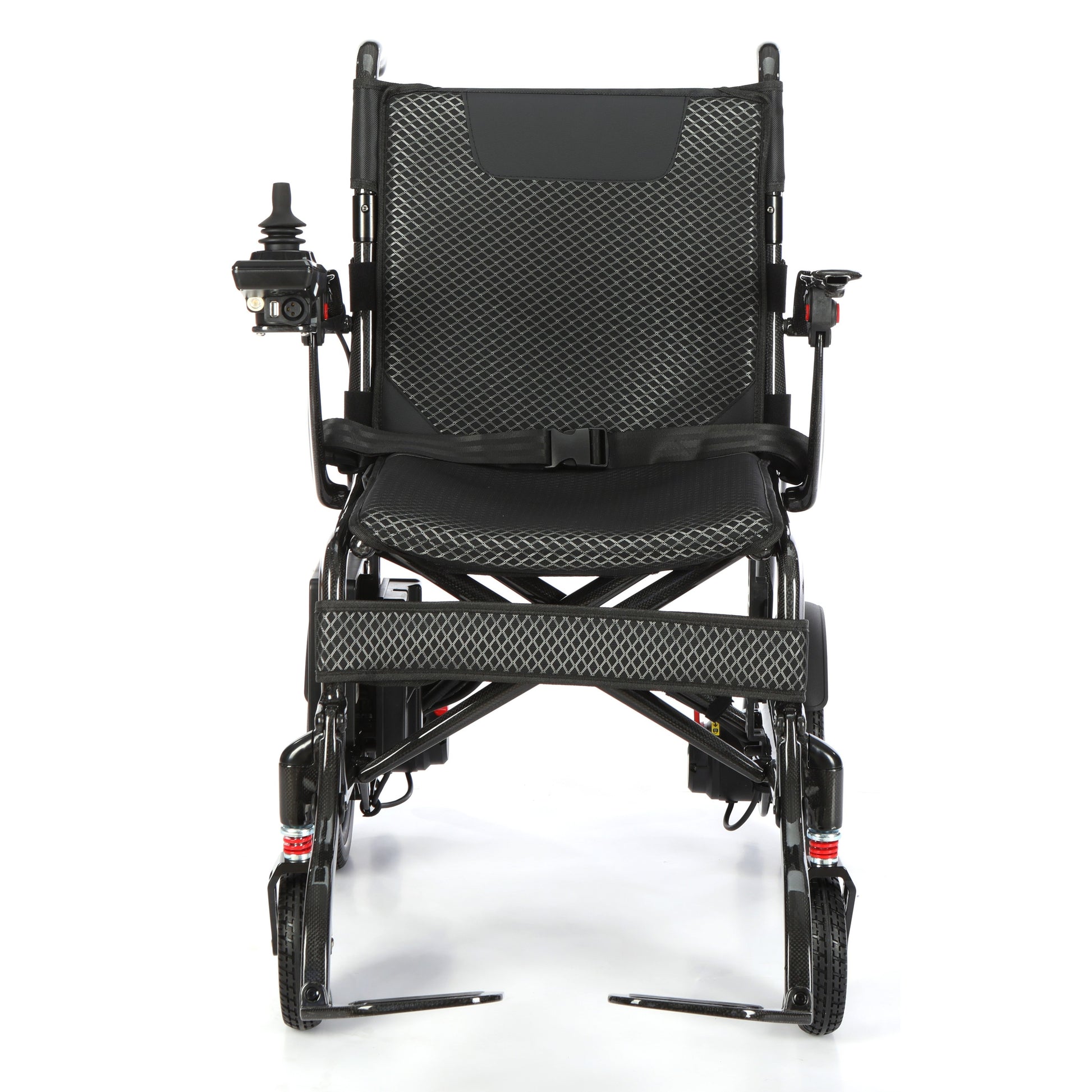 Etech Mobility Evora Carbon electric wheelchair, front view