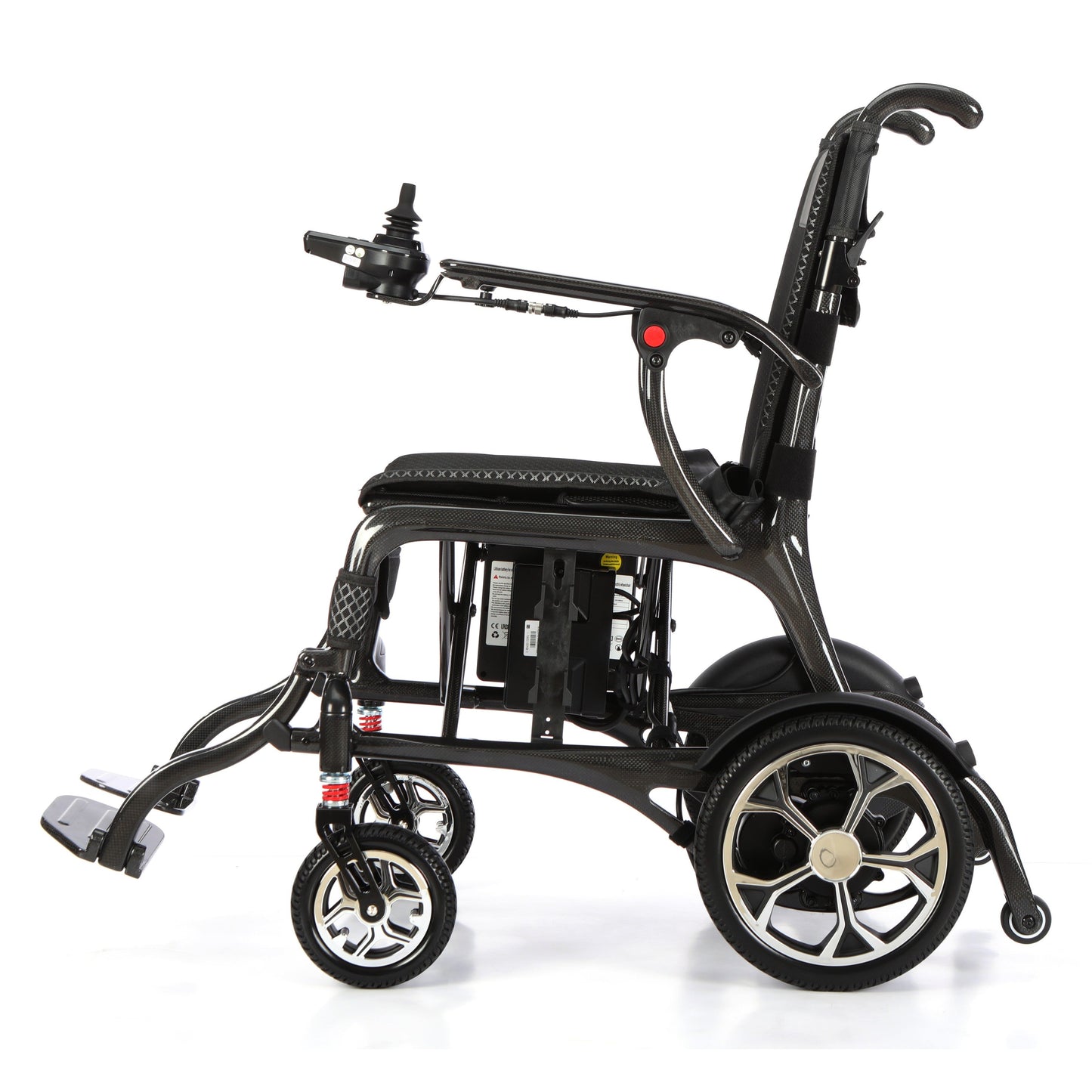 Evora Carbon – 13kg Carbon Fibre Electric Wheelchair with Ultra-Narrow 22cm Fold - Etech Mobility UK