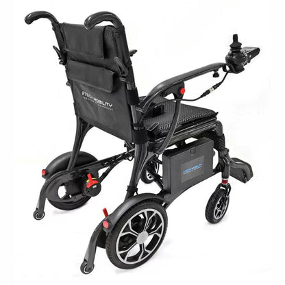 Evora Carbon – 13kg Carbon Fibre Electric Wheelchair with Ultra-Narrow 22cm Fold - Etech Mobility UK