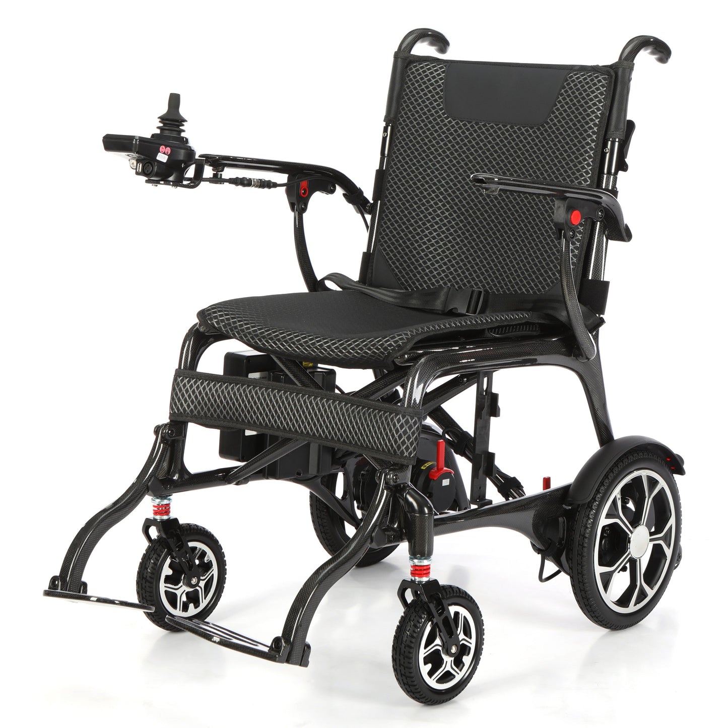 Evora Carbon – 13kg Carbon Fibre Electric Wheelchair with Ultra-Narrow 22cm Fold - Etech Mobility UK