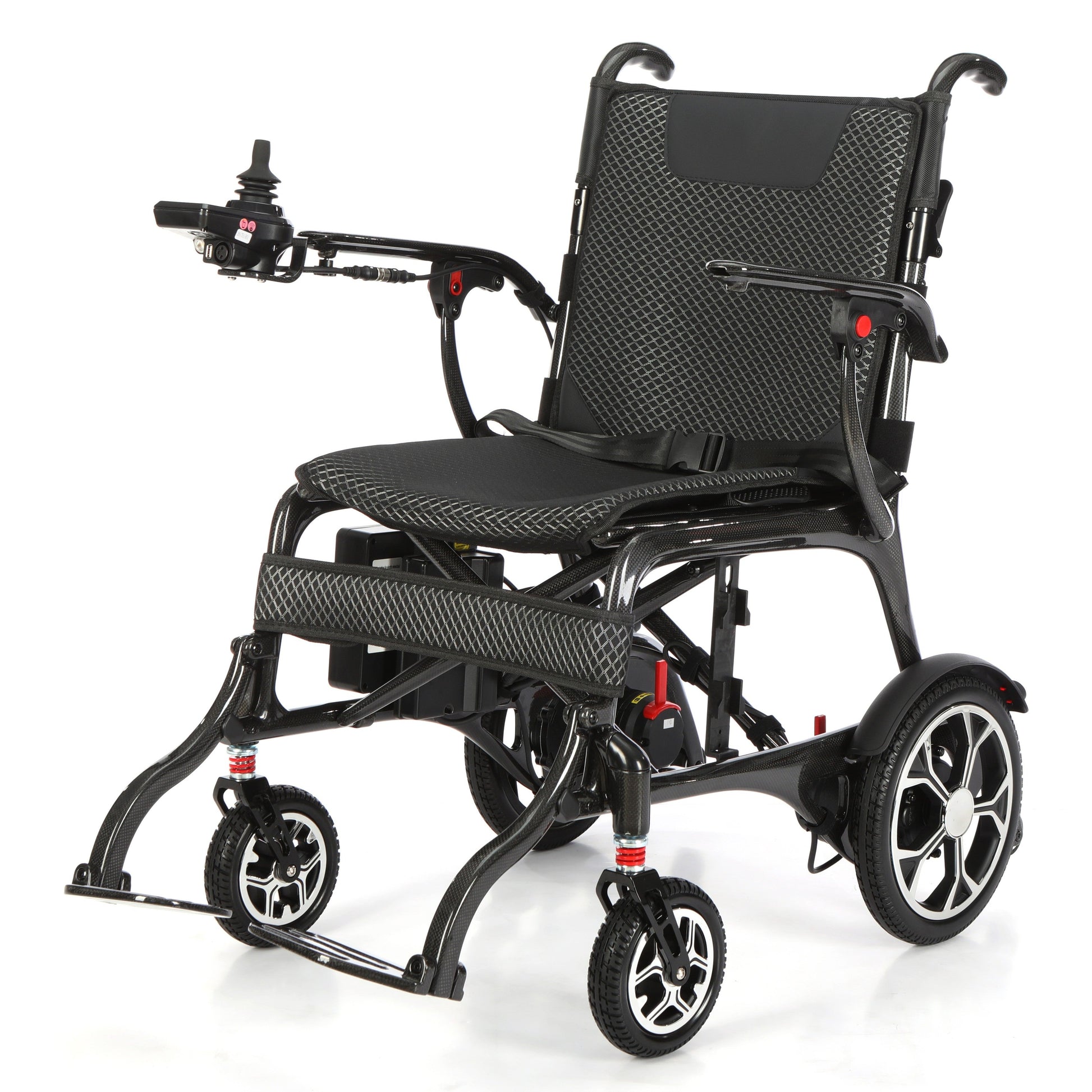 Evora Carbon – 13kg Carbon Fibre Electric Wheelchair with Ultra-Narrow 22cm Fold - Etech Mobility UK