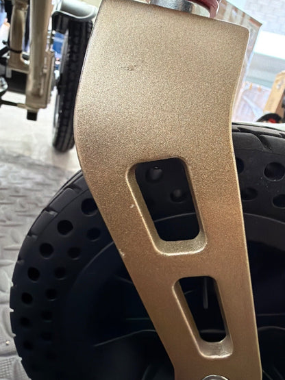 Grade A Refurbished Champagne Freedom Pro AF | Lightweight Automatic Folding Electric Wheelchair - Etech Mobility UK