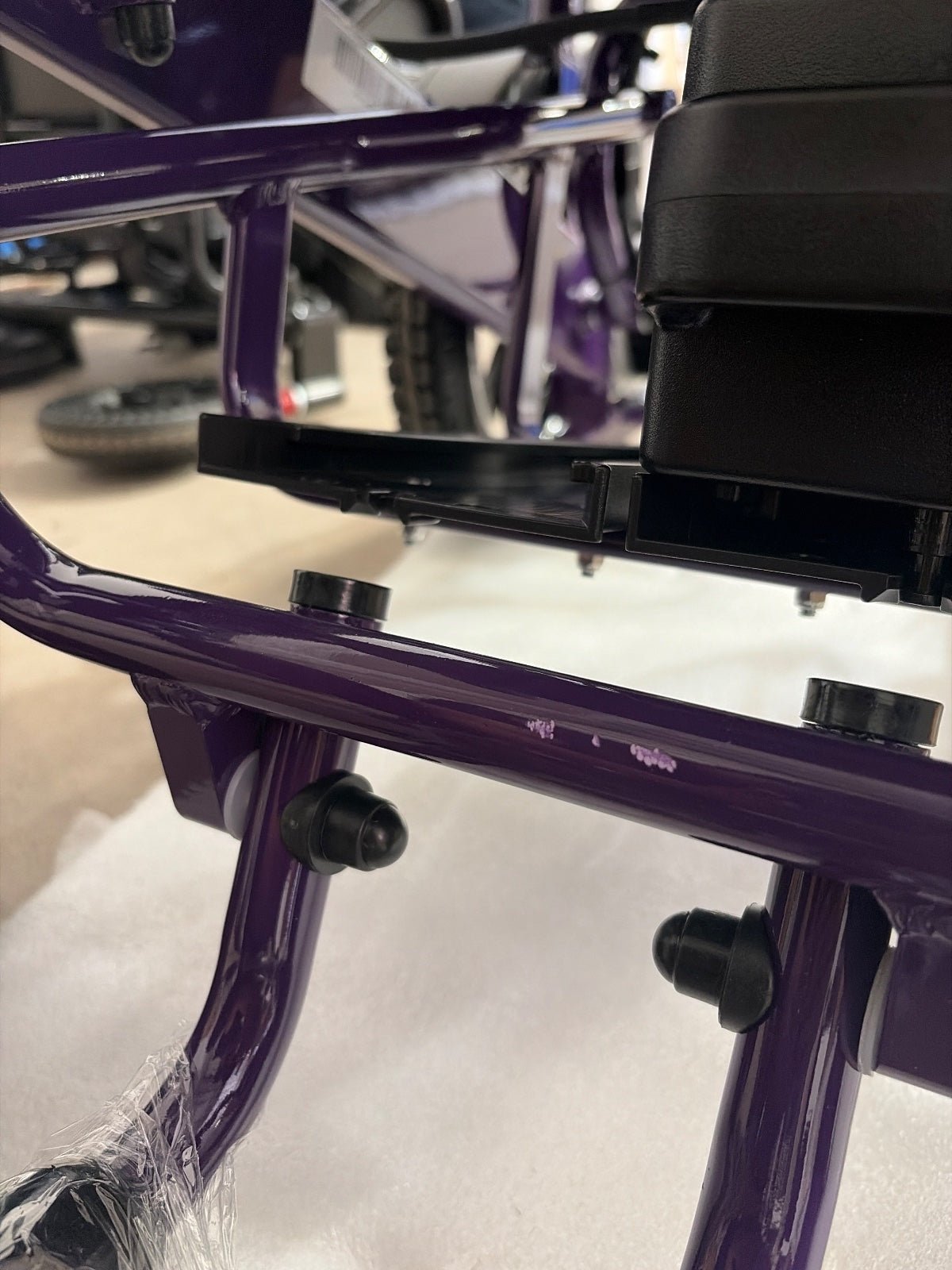 Grade A Refurbished Purple Freedom Pro ST | Lightweight Folding Electric Wheelchair - Etech Mobility UK