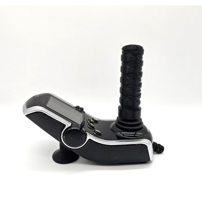 Grip Stick ergonomic joystick handle on an electric wheelchair controller