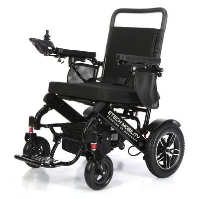 Horizon 7 – Multi-Terrain Folding Electric Wheelchair with Expandable Twin-Battery Range - Etech Mobility UK