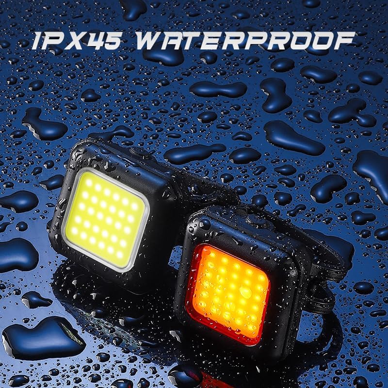 IPX45 waterproof lightweight electric wheelchair bright LED lights by Etech Mobility