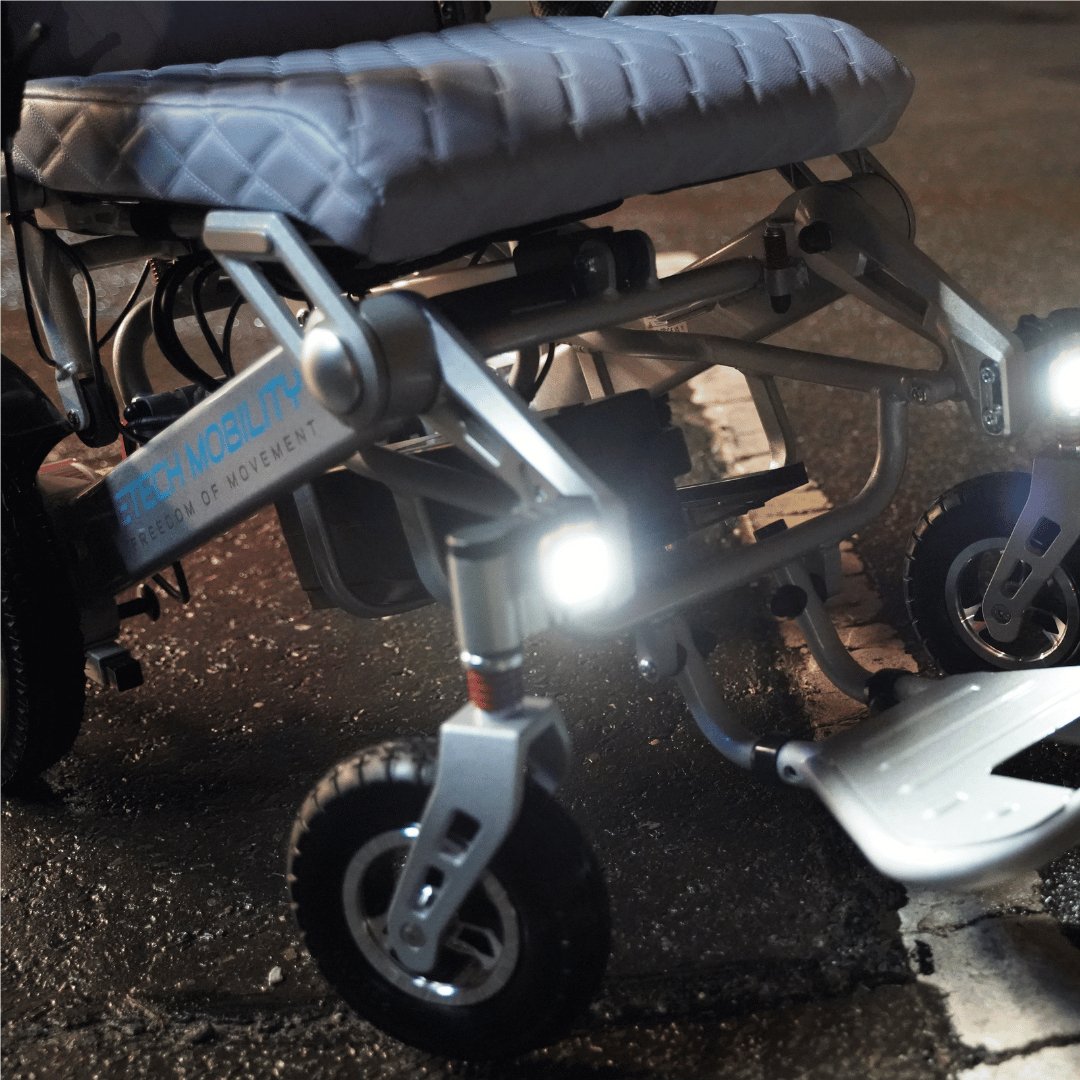 LED Safety Lights for Electric Wheelchair - Etech Mobility UK