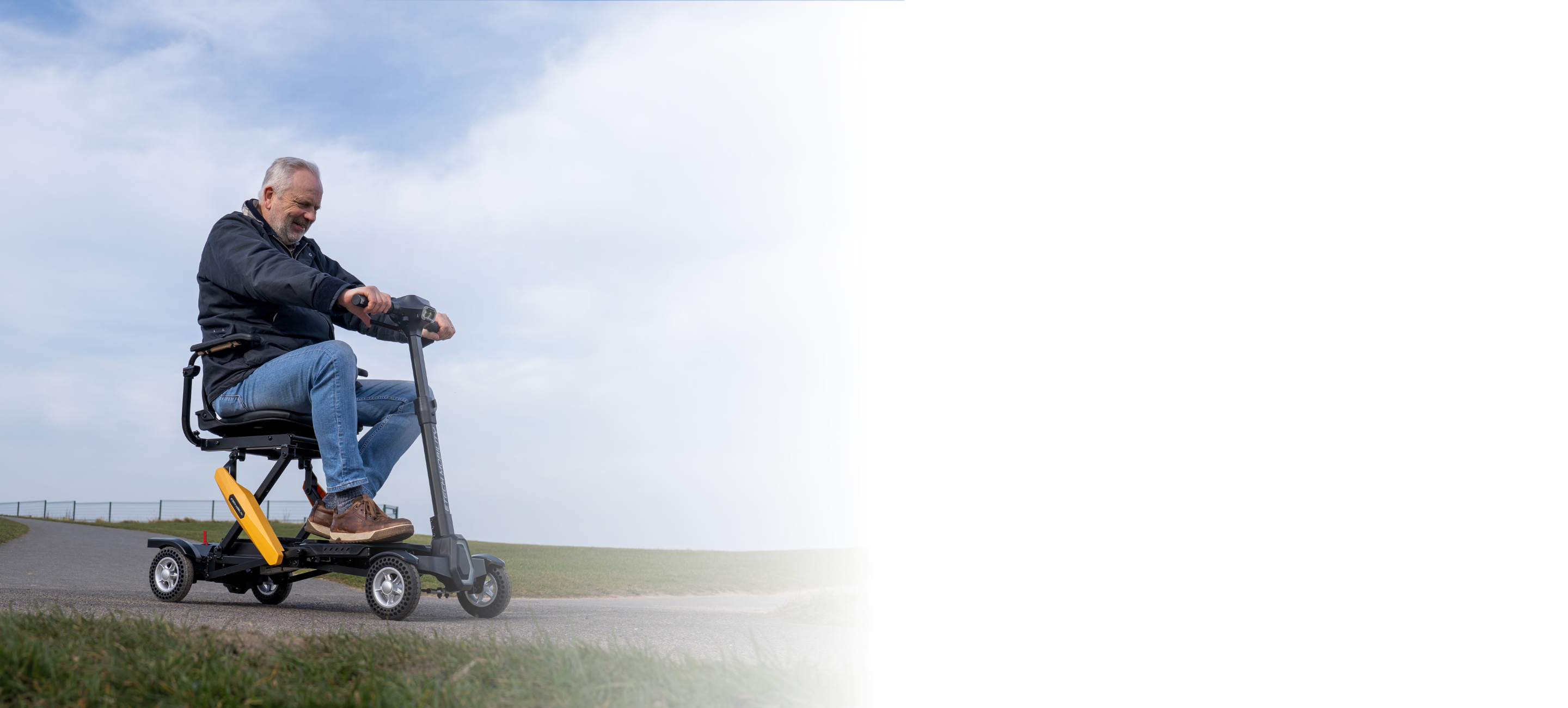 Etech Mobility lightweight, folding, affordable mobility scooters with multiple colour options