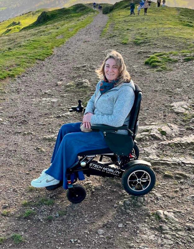 Etech Mobility lightweight folding multi terrain electric wheelchairs designed to tackle different terrains 