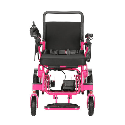 Limited Edition Pink Lightweight Electric Wheelchair | Freedom Pro ST - Etech Mobility UK