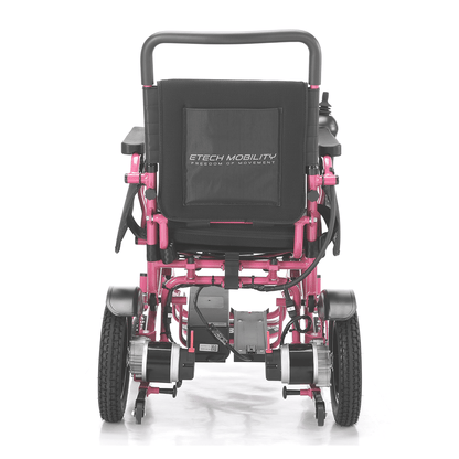 Limited Edition Pink Lightweight Electric Wheelchair | Freedom Pro ST - Etech Mobility UK