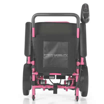 Limited Edition Pink Lightweight Electric Wheelchair | Freedom Pro ST - Etech Mobility UK