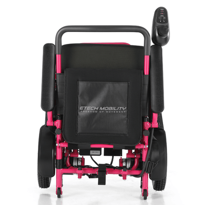 Limited Edition Pink Lightweight Electric Wheelchair | Freedom Pro ST - Etech Mobility UK