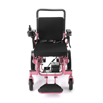 Limited Edition Pink Lightweight Electric Wheelchair | Freedom Pro ST - Etech Mobility UK