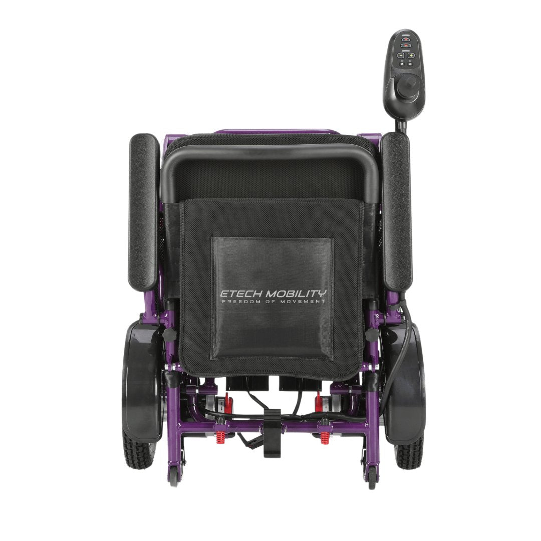 Limited Edition Purple Lightweight Electric Wheelchair | Freedom Pro ST - Etech Mobility UK