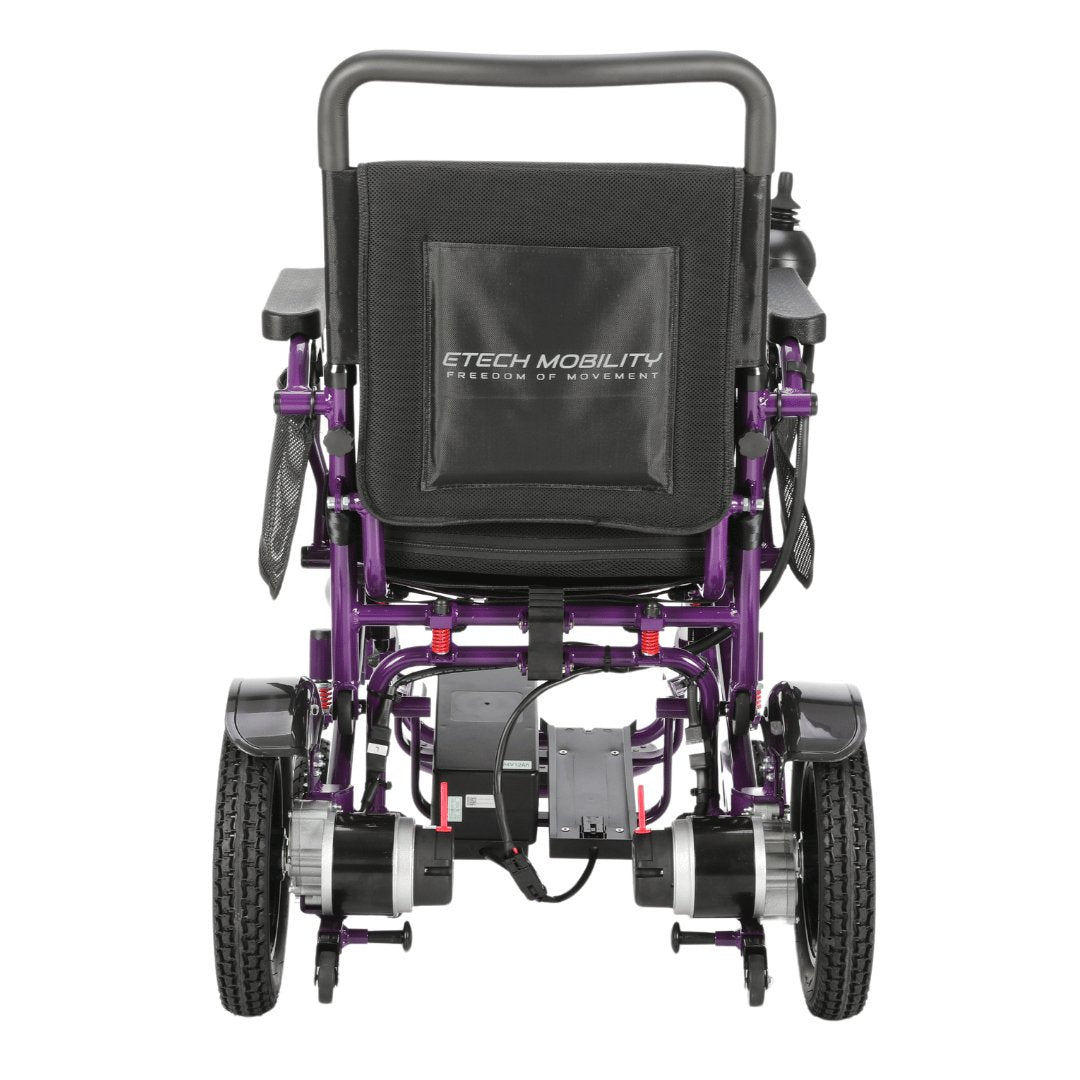 Limited Edition Purple Lightweight Electric Wheelchair | Freedom Pro ST - Etech Mobility UK