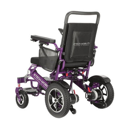 Limited Edition Purple Lightweight Electric Wheelchair | Freedom Pro ST - Etech Mobility UK