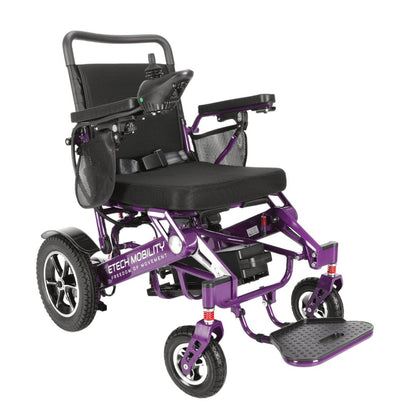 Limited Edition Purple Lightweight Electric Wheelchair | Freedom Pro ST - Etech Mobility UK