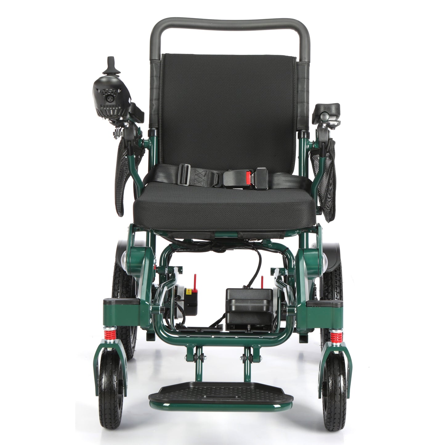 Limited Edition Racing Green Lightweight Electric Wheelchair | Freedom Pro ST - Etech Mobility UK