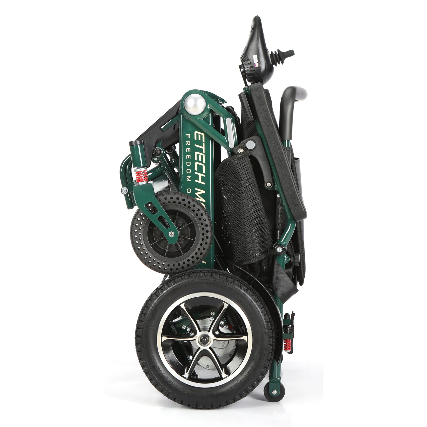 Limited Edition Racing Green Lightweight Electric Wheelchair | Freedom Pro ST - Etech Mobility UK