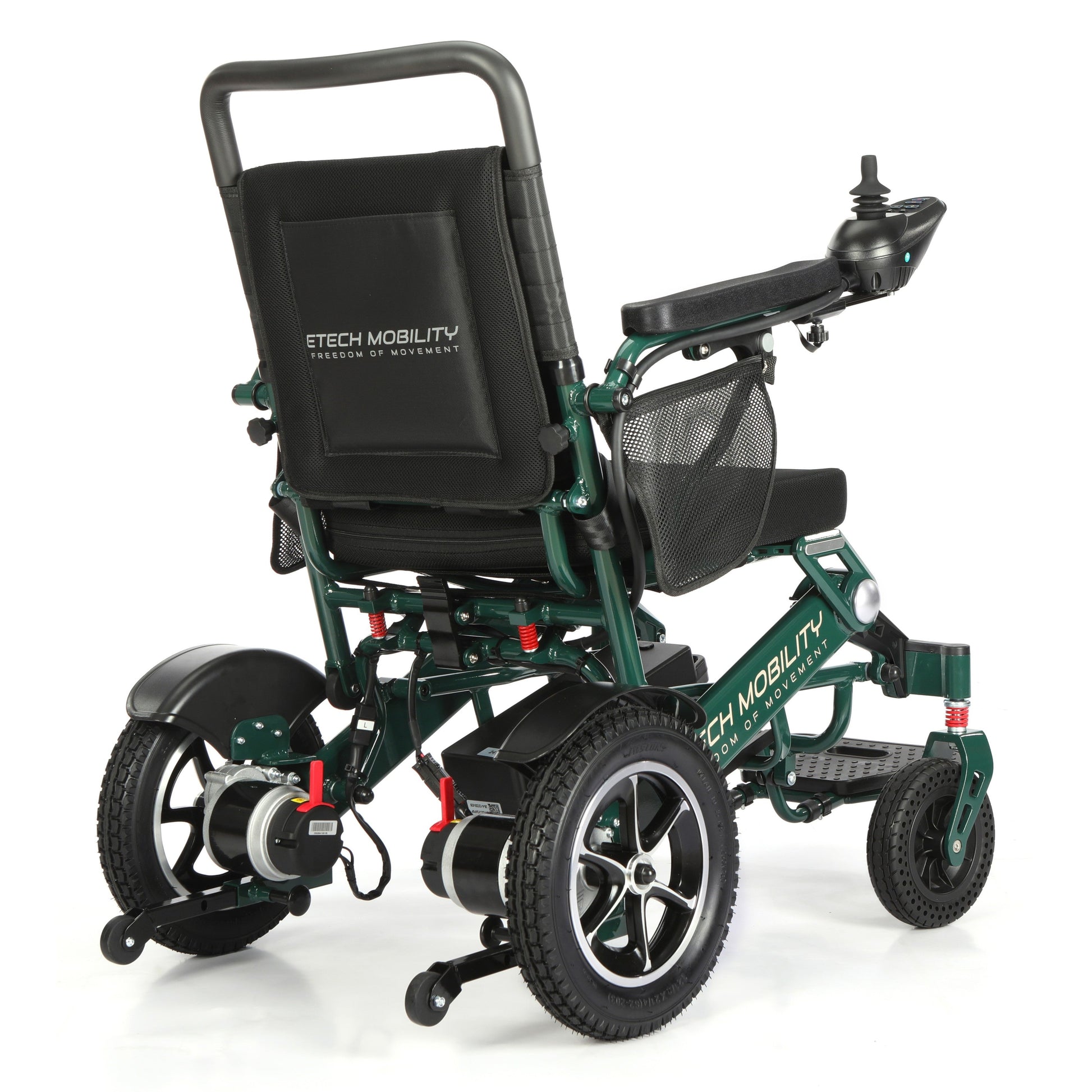 Limited Edition Racing Green Lightweight Electric Wheelchair | Freedom Pro ST - Etech Mobility UK