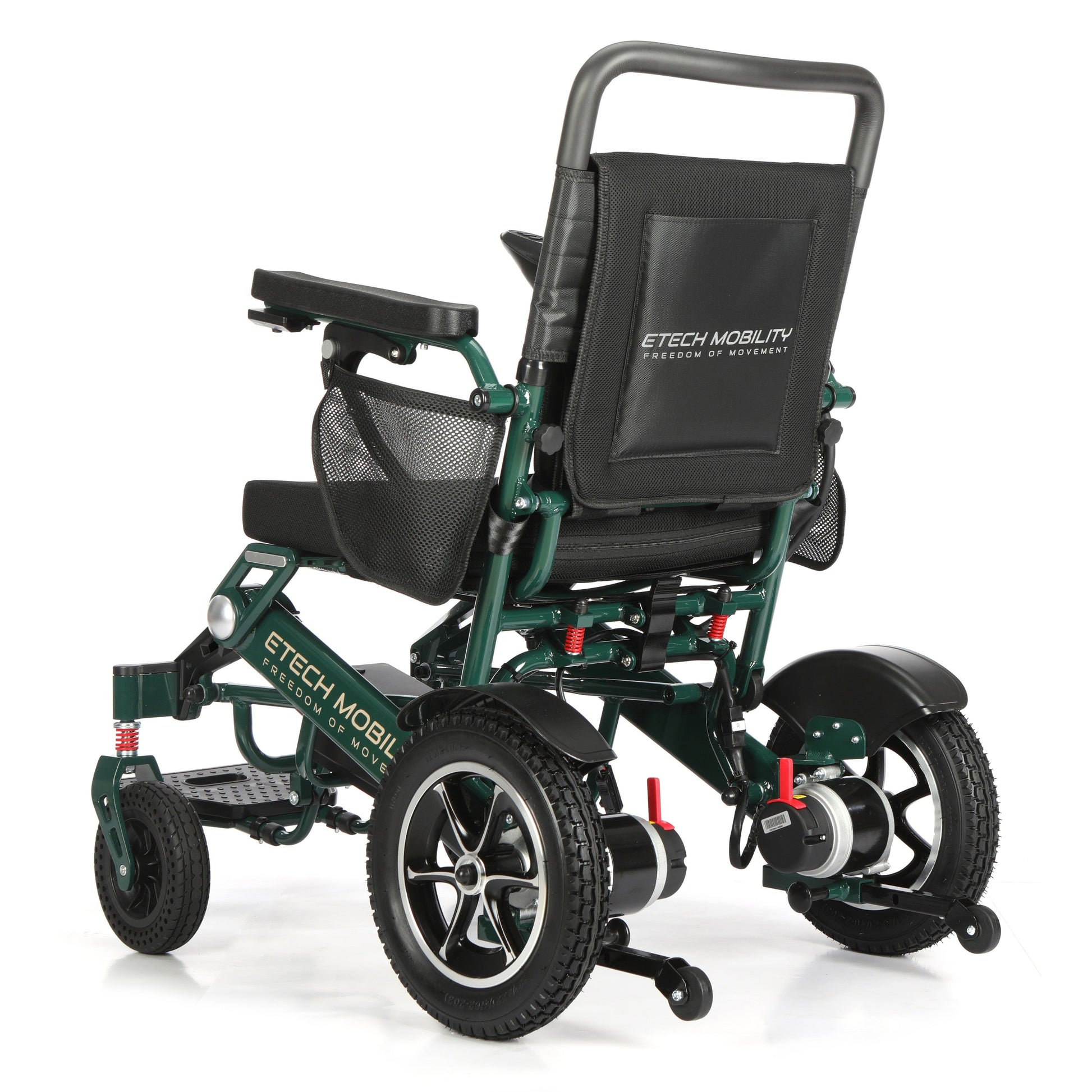 Limited Edition Racing Green Lightweight Electric Wheelchair | Freedom Pro ST - Etech Mobility UK