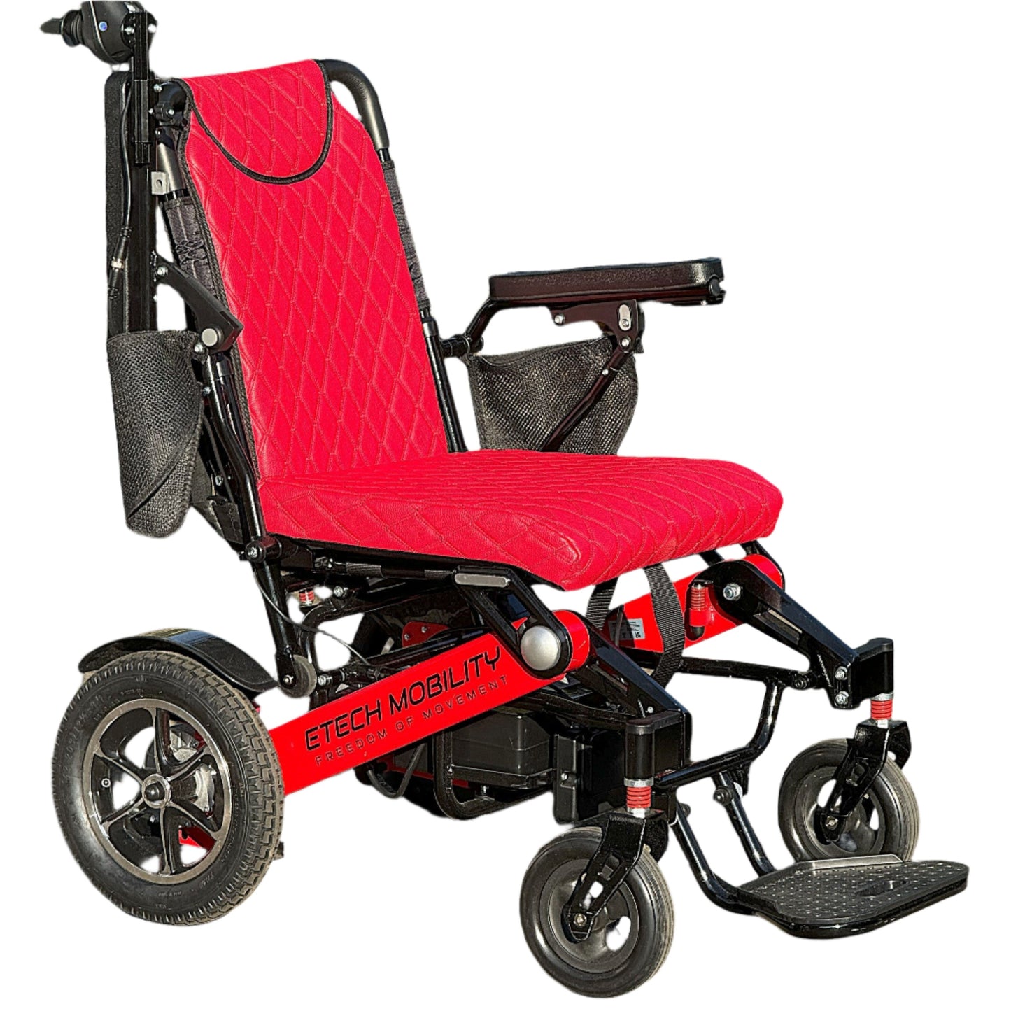 Luxury Leather Seat Cusion Cover for Freedom Pro and Elite Electric Wheelchair - Etech Mobility UK