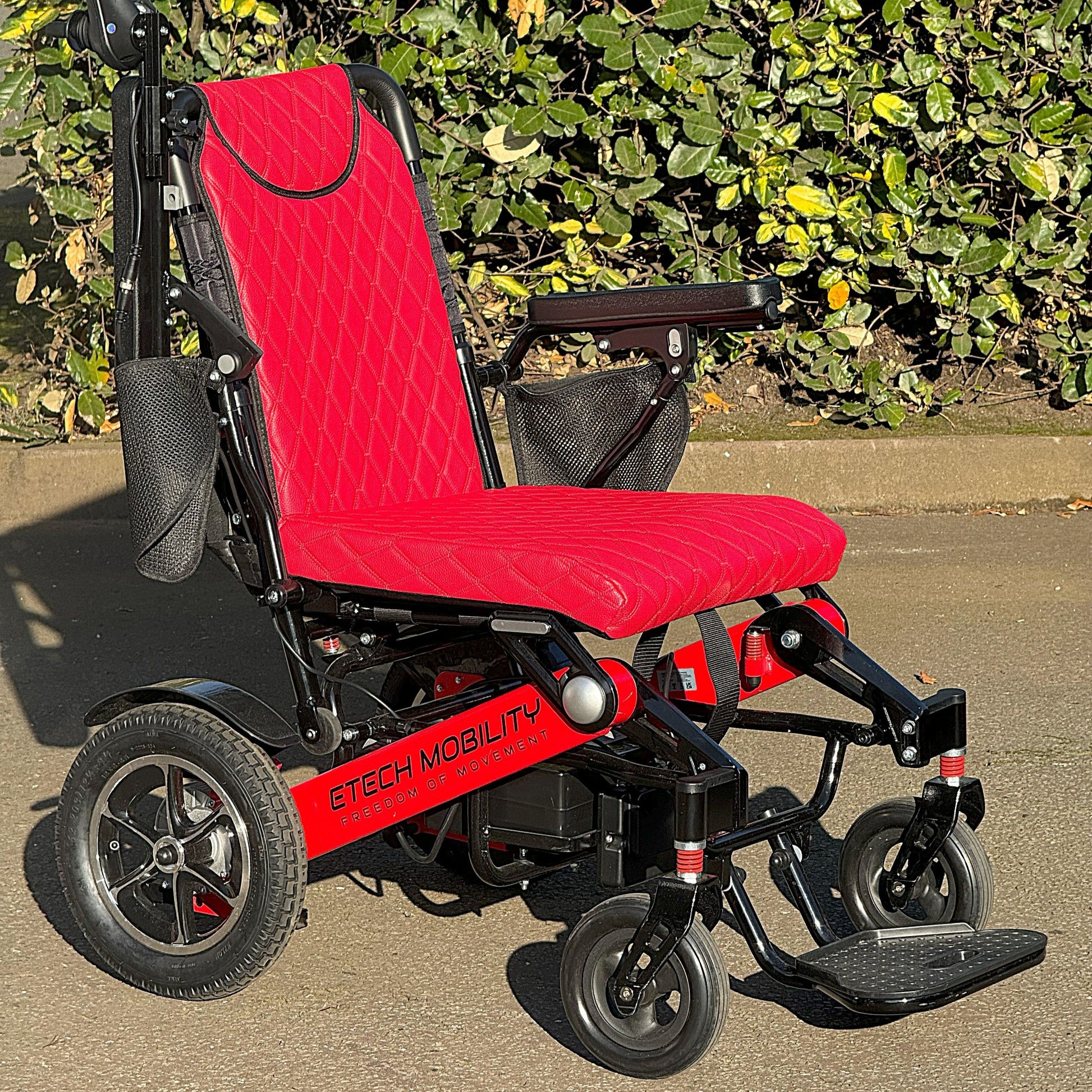 Luxury Leather Seat Cusion Cover for Freedom Pro and Elite Electric Wheelchair - Etech Mobility UK