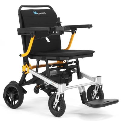 MagNeo – 12.3kg Ultra-Lightweight Magnesium Electric Wheelchair - Etech Mobility UK