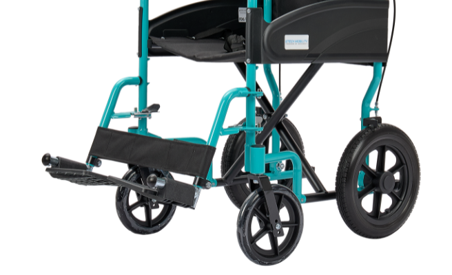 Removable dual footplate manual wheelchair by Etech Mobility