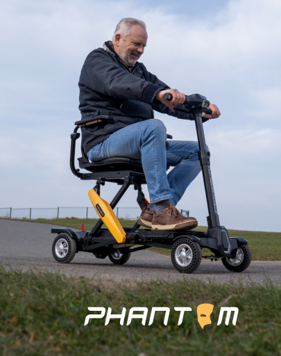 Phantom automatic folding scooter by etech mobility 