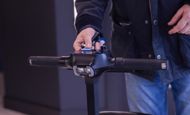 NFC keycard secure lightweight, folding, outdoor mobility scooter | Etech Mobility