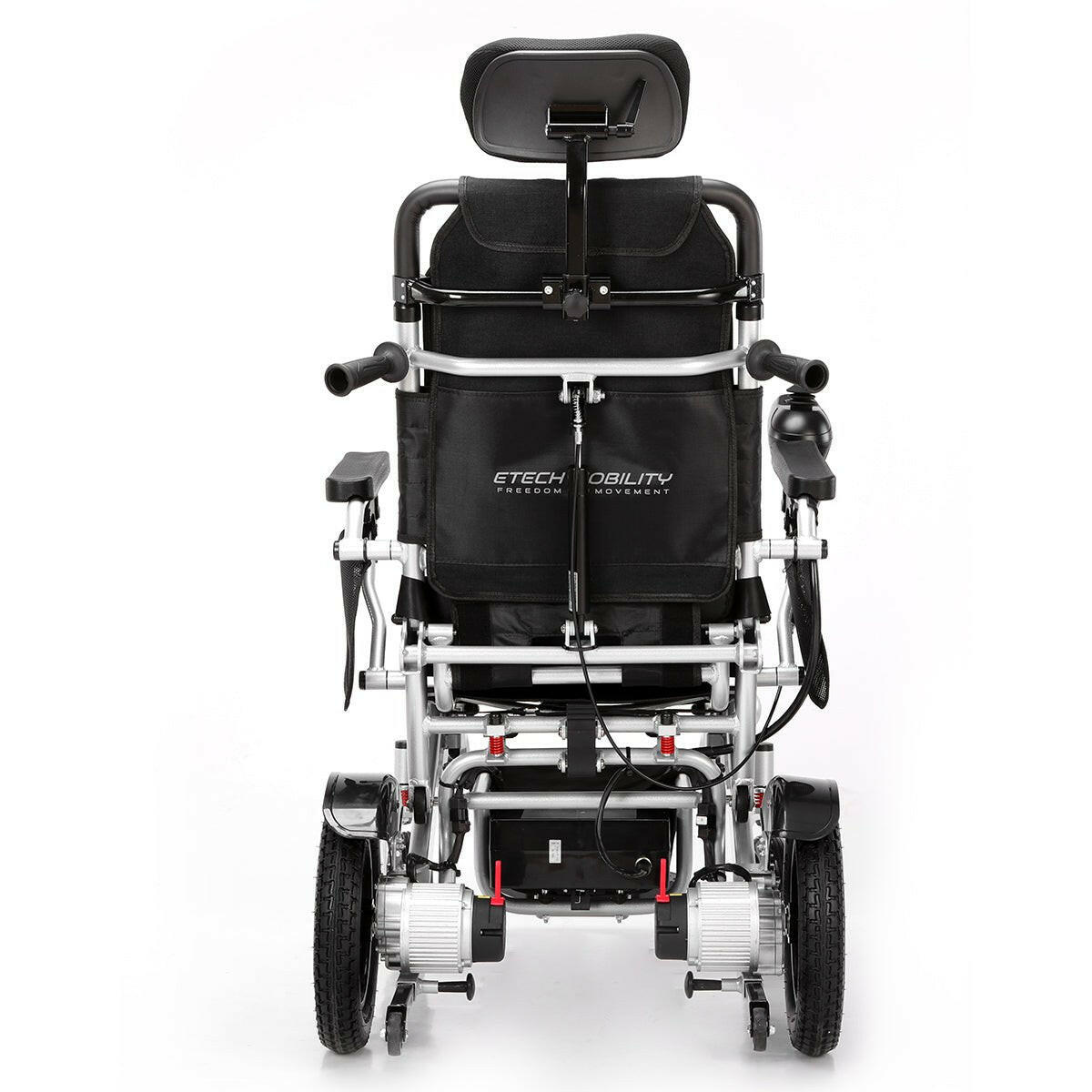 Power Assisted Wheelchair for Carer | Foldable + Reclinable | Freedom Elite MR+ - Etech Mobility UK