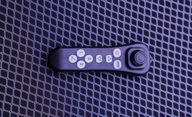 Carer accessible remote controlled electric wheelchair | Etech Mobility